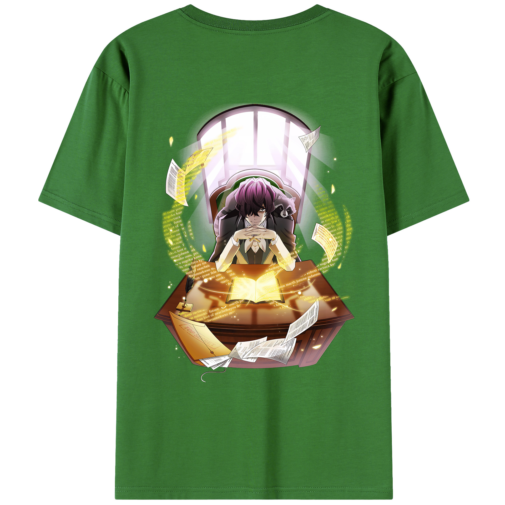 （画像用） 文豪ストレイドッグス Bungo Stray Dogs レディース半袖Tシャツ(バックプリント)